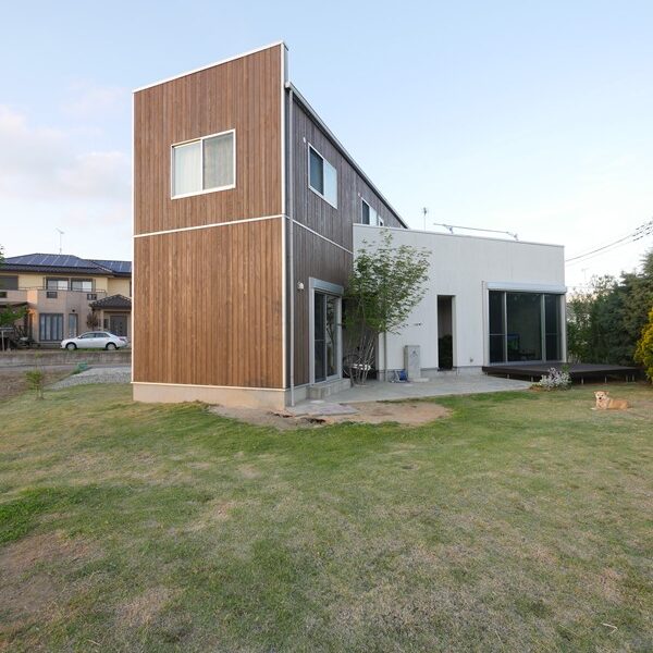 美浦村注文住宅中庭